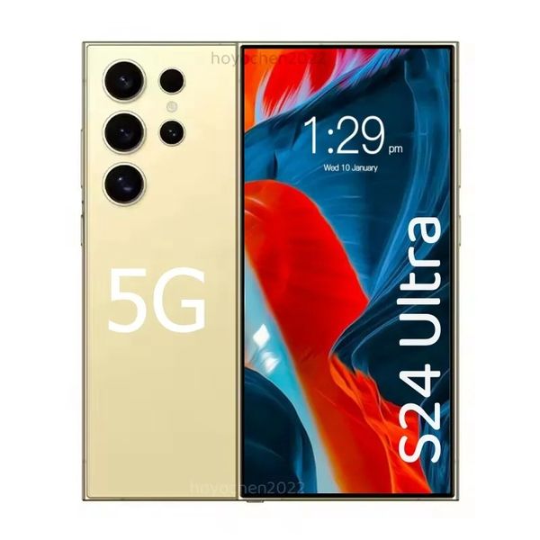 

6.8 inch 5G S24 Ultra 12GB+1TB Cell phones unlock Touch Screen Phone Androids s24 ultra Smartphone Camera telephone HD display Face Recognition GPS Play game, Grey