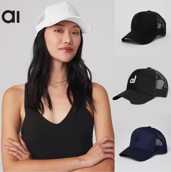 

Designer Cap Ball Cap AL00 Yoga Baseball Hat Summer Women Head Surround Golll Show Face Small Colourful Sunvisor Hats Wear Duck Tongue Mesh Caps, 2mesh