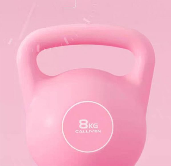 

Kettlebell equipment Strength training Kettlebell Professional sports kettlebell, Pink