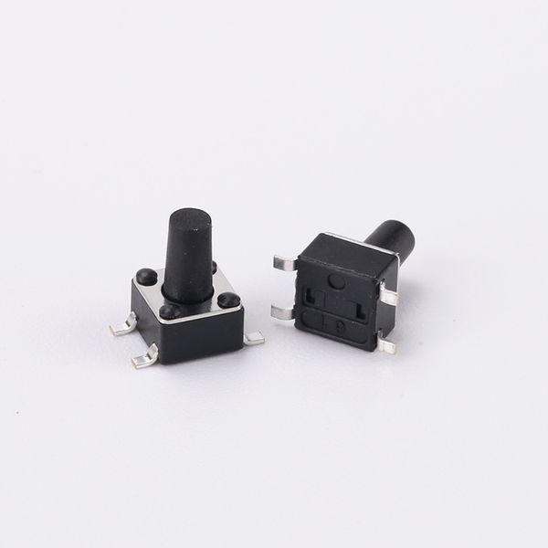 

4-pin 6 * 6MM light touch switch patch 4-pin micro/button connector copper pin 6X6X4.3/5