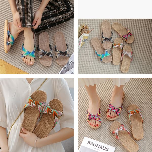 

Designer Sandals slippers slides mens classic letters color matching slippers sandals mens and womens Indoor and outdoor flat slides, Blue