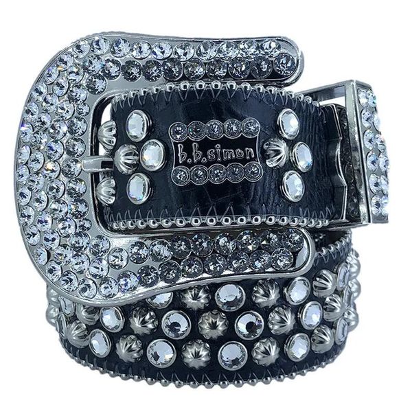 

belts for men designer luxury belt womens belt Crystal Fashion Diamond Bb Simon Belt Casual Woman Leather Designer Retro Needle Buckle BeltS 20 Color Crystal diamond, Bb1