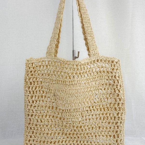 

Mirror Tote woven bag everything Handbag Designer Hollow summer Beach Bag designer bags Solid color versatile, casual and everyday, P3