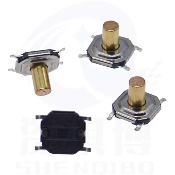 

Light touch switch button micro movement LCD patch 4-pin copper head switch micro dustproof