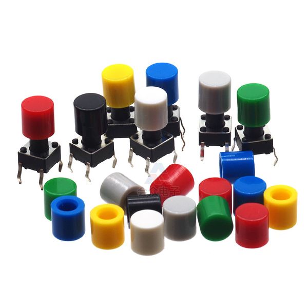

4-pin 6 * 6MM light touch switch patch 4-pin micro/button connector copper