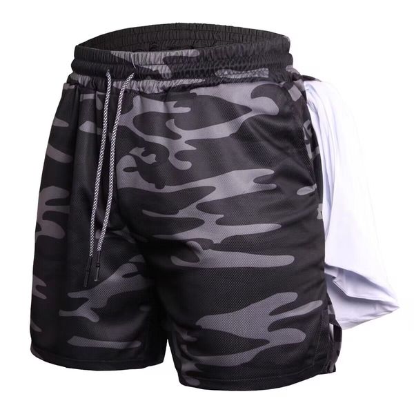 

Drawstring Men Swim Trunks Swim Shorts Bathing Suit Quick Dry Board Shorts Breathable Summer Surfing Beach Brand Shorts Sports Pants, Dark grey