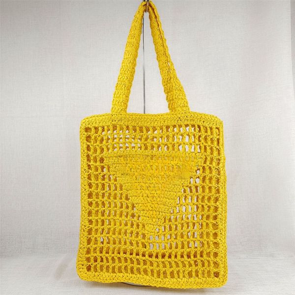 

Women Summer Beach Vacation Fashion Straw Knitting Shoulder Bag Hollow Out Handwoven Handbag Portable Large Handbag Beach Bag Bucket Bag TOTE BAG, P2