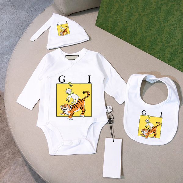 

Kids Designer Crawg Suits Childrens Clothes Boy Girl Rompers Childs Romper Summer -8 Kid Clothing Loose Suit DJD24070415, White