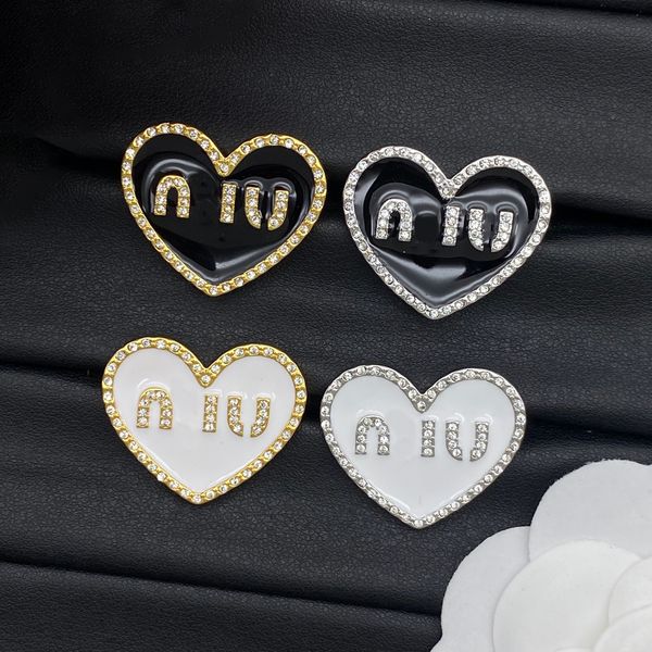 

Designer Brooch Gold Plated Brand Letter Crystal Rhinestone Pin Jewelry Christmas Party Gift Accessorie