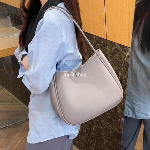 

Urban minimalist fashion trend bag for women's bag new large capacity single shoulder women's tote bag and women's underarm bag, Black