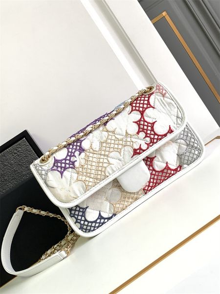 

Designer bag Sequins chain leather shoulder crossbody women luxury brand handbags high quality with box R96, Multi-color