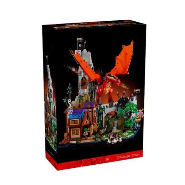 

2024 STOCK IN New Ideas 21348 Dungeonsed Red Dragons Tale Building Blocks House Model Assembly Toys z241126, Multicolor