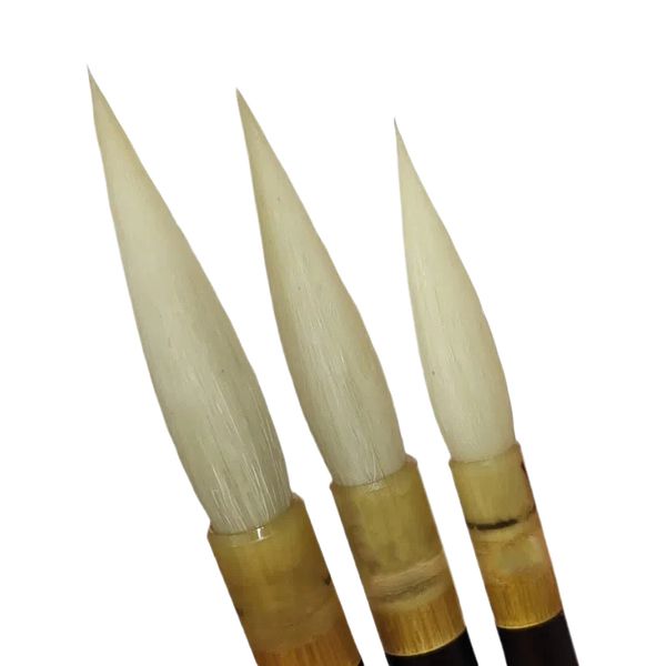 

Woolen Hair Seal Script Calligraphy Brush Professional Running Cursive Script Brush Chinese Painting Character Practice Brush