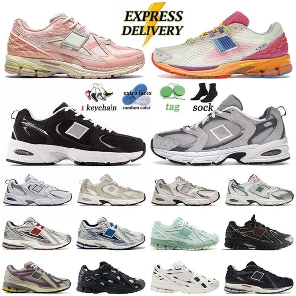 

1906r 530 OG Running Shoes Designer New Sneakers Lunar New Year Action Bronson Rosewater Silver Classic Crimson 1906D 860 v2 530s Trainers Outdoor Chaussure, Red