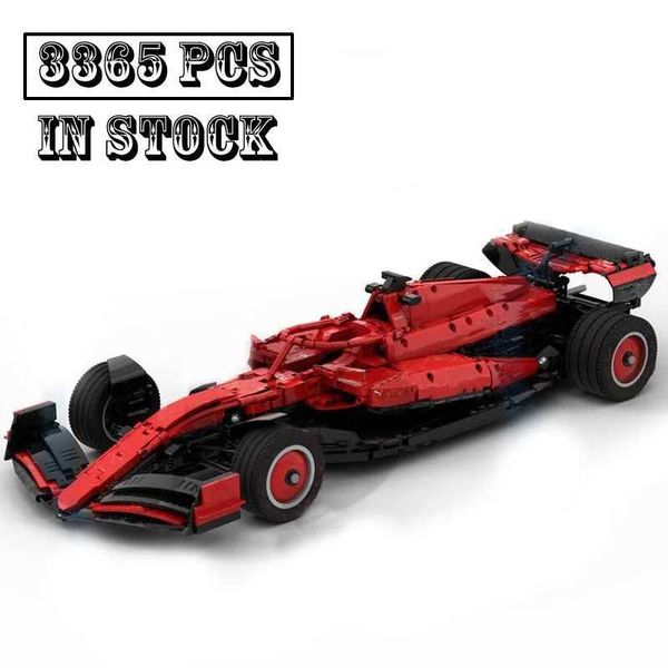 

New Blocks MOC-175601 F1 Racing SF-24 1 8 Scale Formula 1 Race Car Model Buiding Kit Creators Block Bricks Kids Toys Birthday GiftsL475, Multicolor