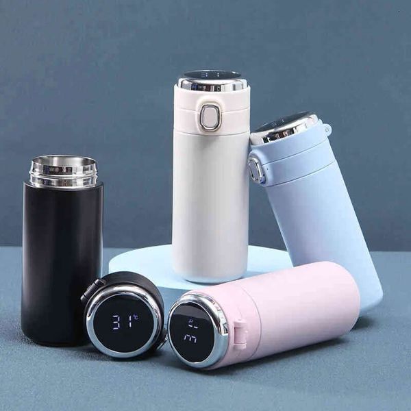 

Kids Smart 10/13.5 Steel Oz Stainless Pea Thermos Tumbler Water Bottle Temperature Display Bounce Lid Vacuum Flask Coffee Cup Sublimation Blank Customize Tr0041, Golden