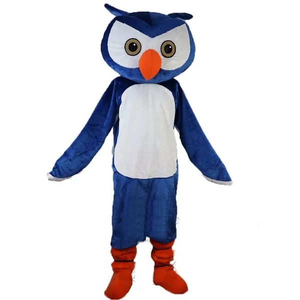 

Size Adult Hot sale blue Owl Mascot Costume Carnival performance apparel Anime Ad Apparel performance apparel dress Best quality, As picture