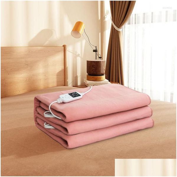 

Blanket Weighted Beds Electric Heating Pad Space Heater Heated Winter Warm Couverture Chauffante Home Furniture Ty25Xp Drop Delivery Otcpd, Yellow