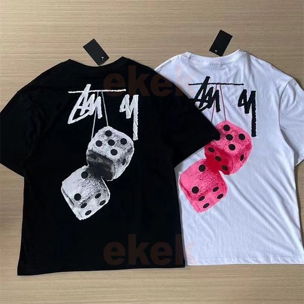 

Designer Mens T Shirt Summer Short sleeved Mens T-shirt Fashion Brand Letter Casual Couple T-shirt Womens Clothing S-XL, Brown