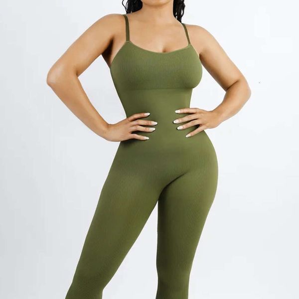 

Women Corset Sexy Seamless Jumpsuit Shapewear Binders Fas Slimming Pants Bodysuits Waist Trainer Reducing and Shaping Girdles, Green