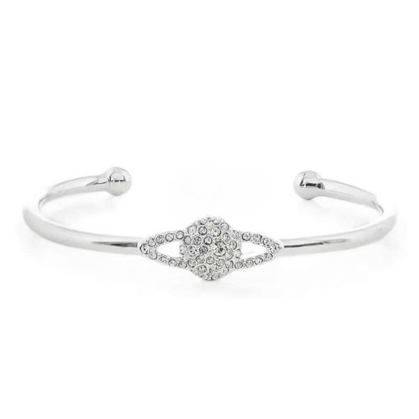 

Designer Bracelet Fashion Jewelry Full Diamond Punk Bracelet Saturn Bracelet Open Woman Party Jewelry Love Gift With Box
