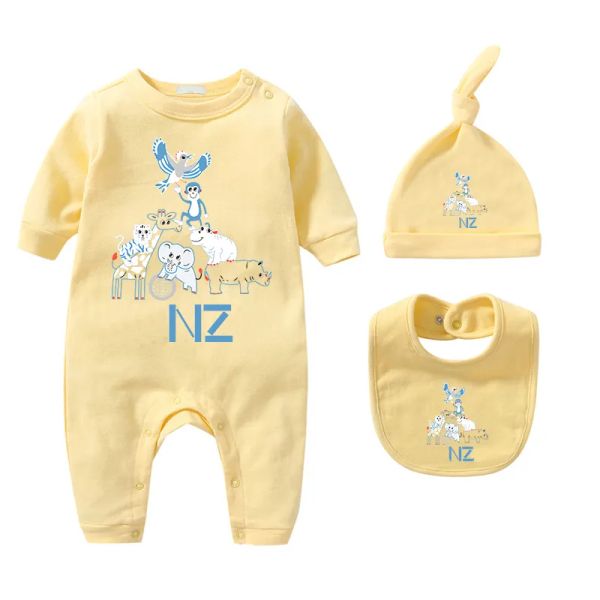

Designer Kid Clothing 100% Cotton Baby Rompers Newborn Romper Sets New Born Jumpsuits Brand Kids Jumpsuit Girls Boys Clothes Babies Bodysuit, Sky blue