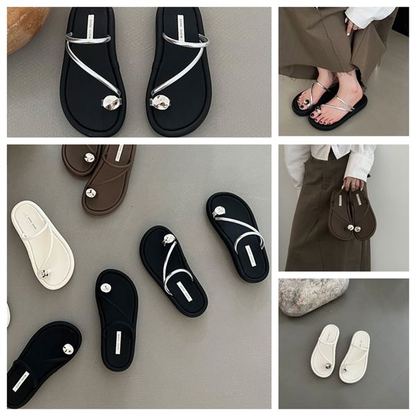 

Designer Crystal Sandals With Two Strap Women Platform Slides Denim Slippers Double Beach Summer Luxury Mules Leather Thick soled shoes, Black