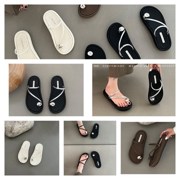 

High Quality Cowhide Sandal Designer Beach dad Sandals Color Flats Shoes Women's Leisure shoes Designer Outdoor Sandals Women's Flat Bottom Comfort dad Sandals, Gold