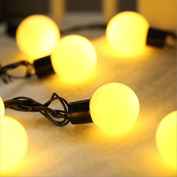 

LED colored lights waterproof ball outdoor camping garden atmosphere lights stall festival decoration lights solar light string