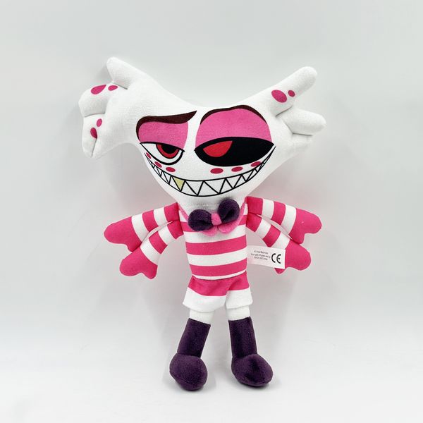 

Hell Inn Hazbin Hotel Very Evil Animated clown stuffed toy Child's birthday gift Home decoration doll throw pillow, Red