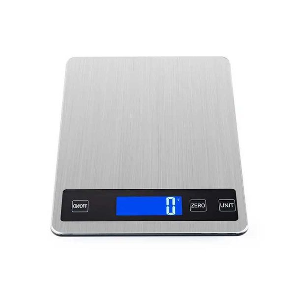 

Household Scales Stainless Steel Kitchen ScaleGreater Goods Gray Food ScaleDigital Display Show Weight in G/KG/LB OZ/ML/FL.OZ for Cake BakingLF4710, Blue