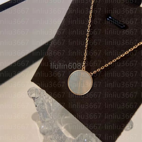 Medium sliver necklace with diamonds v-gold 18K Valentine's Day for gift designer necklace for woman Classic Necklaces Designer Chain