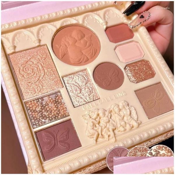

Eye Shadow 10 Color Eyeshadow Matte Lace Style Palette Shiny Sequins Glitter Highlighter Face B Makeup Drop Delivery Otuwg, Navy