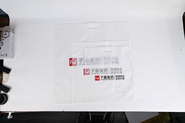 

designer tote bag White and frosted zipper bags Custom Frosted matte zip lock bags, Multi-color