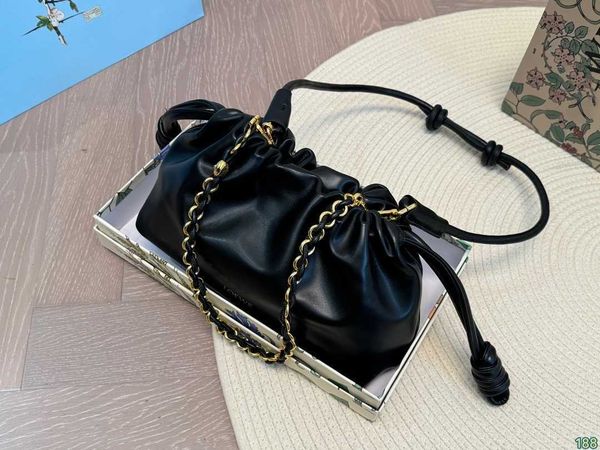 

LEW2024 designer Drawstring brand Bag Soft white Leather messenger bags woman for handbags women handbag Bag Oblique Straddle Womens Bag, Multi-color15