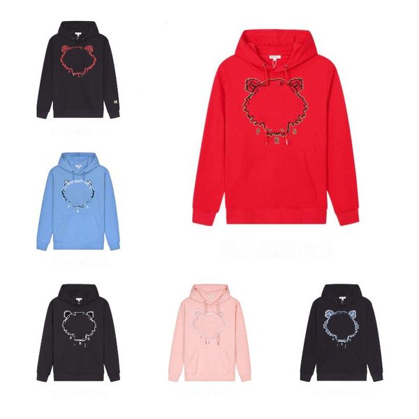 

tiger hoodie designer hoodie pullove embroidered fashion pattern sweater sweatshirts autumn winter mens women couples style relaxed loose hoodie asian size, Colour2
