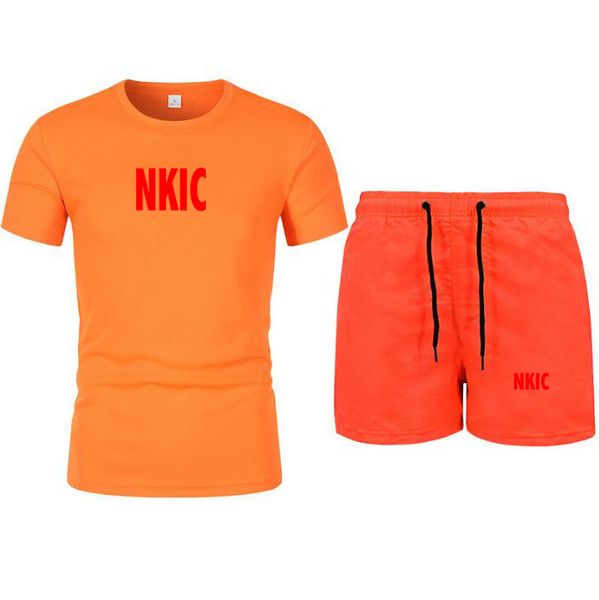 

Men's Sports T-shirt And Shorts Set Summer Soccer Training Sports Short Men's Tennis Sports Short Sleeve Top, Cowboy blue