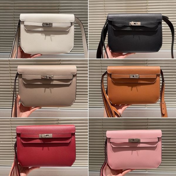 Designer bag for women's platinum single real leather shoulder bag backpack handbags top quality Cross body purse large tote lock gold Even clutch pochette bags