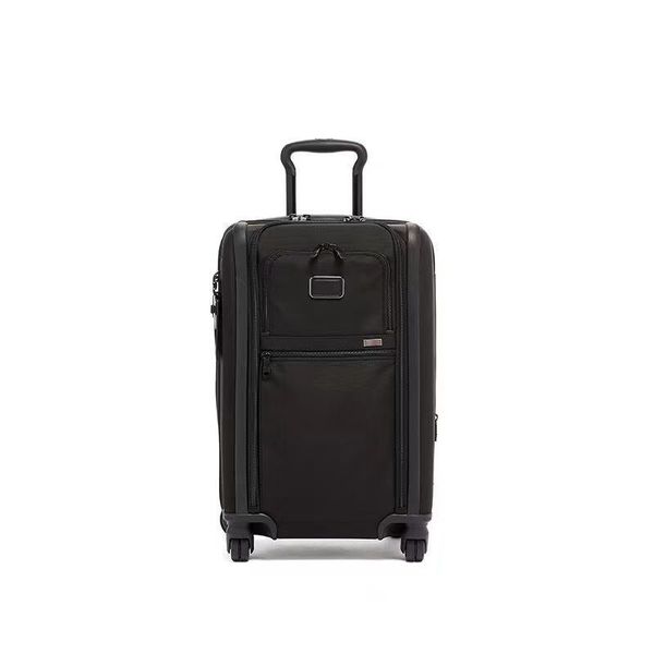 

Designer Classic Suitcase Luggage Boarding Case Capacity Travel Trolley nylon Case Leisure Fashion Suitcases Premium Luggage wheels, Black-small