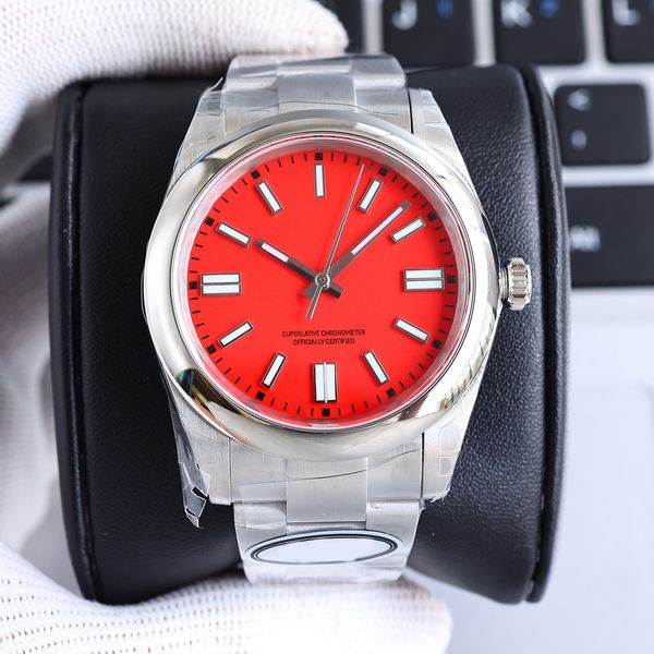 Orologio Watch High Quality Luxury Mens Men Womens Movement Silver 904L Stainless Steel Strap Sapphire Waterproof Luminous