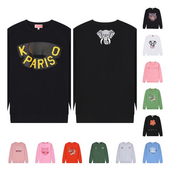 

mens hoodie designer hoody tracksuits spring and autumn hoodies for men new trendy tiger head letter embroidered couple style round neck hoodies sweater, Colour1