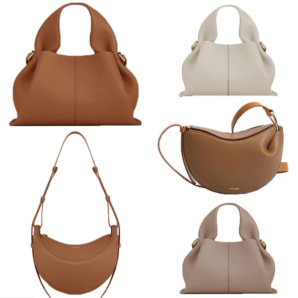 

Designer bag New Luxury Leather Bags Handbag Wallet Fashion Leather crossbody Clutch half Tote bag for woman mens Brown Even crescent bags Classic beach Lady, #-24