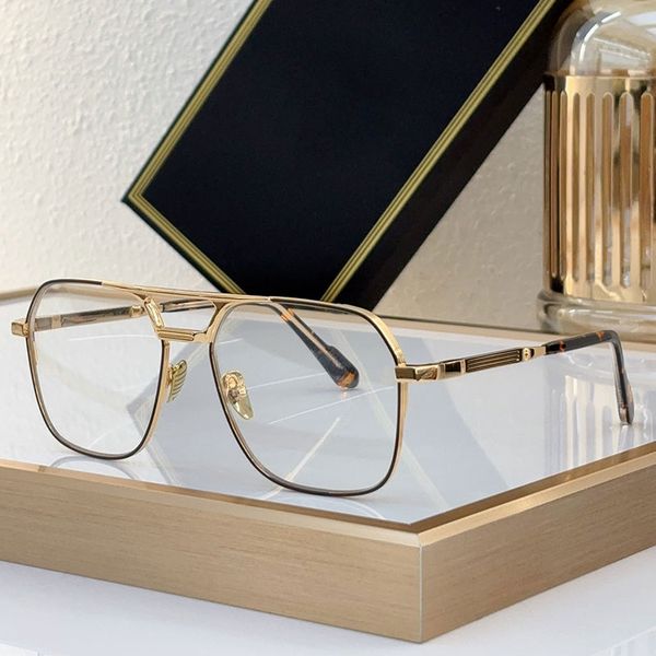 

Designer New Brand Square Aviator Sunglasses JMM807Q Mens Designer Aesthetic Retro Sunglasses UV400 Protective Mens Metal Frame Square Sunglasses