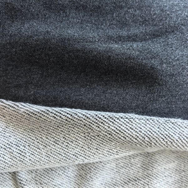 

Cotton fabric hoodie looped fabric