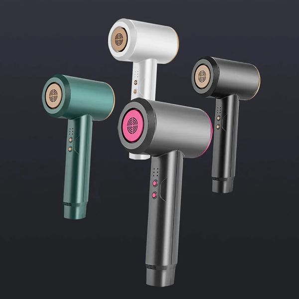 

Cordless Hair Portable Wireless Dryer Cold Powerful Wind Travel Blow Dryer, for Drawing Board and Outdoor Activities (2024), Gray