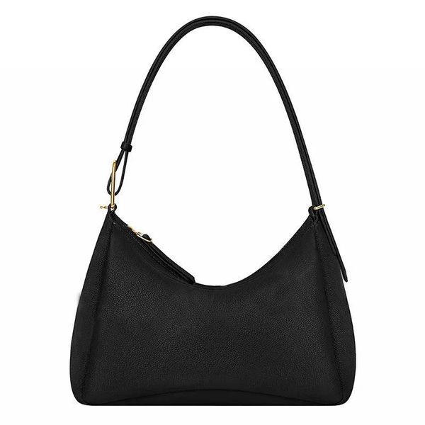 

Fashion Half Moon Bag Smooth Leather Cyme Tote Crossbody Zip Closure Women Hobo Neuf Handbags Ladies Tonca Underarm Shoulder Bags Purse, #47