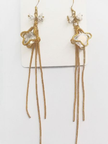 

Long Wire Dangle Earring 925 Jewelry Sterling Silver joyas de plata 925 Fine Jewelry Earrings