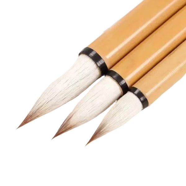 

Calligraphy Chinese Painting Practice Brush Multiple Hair Wolf Hair Woolen Hair Professional Large White Cloud Brush Art Supply