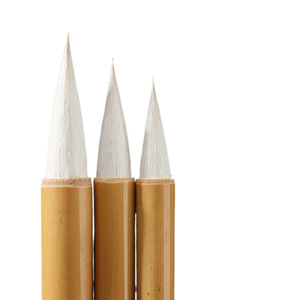 

Weasel Woolen Hair Calligraphy Brush Set White Clouds Chinese Painting Brush Adult Student Beginners Trainting Brush Wholesale
