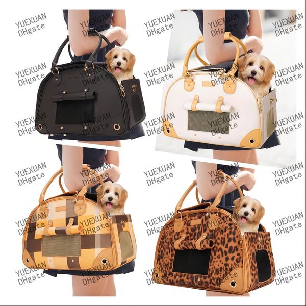 

YUEXUAN Designer Tote Bag Pet Carriers Luxury Handbag PU Leather 1A Multi Functional Large Capacity Purse, Portable Travel Vehicle, Sided Tote Carrier Wholesale